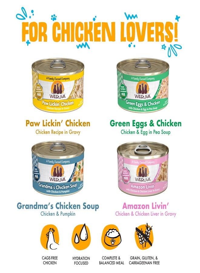 Weruva Classic Cat Food, Paw Lickin Pals Trial Variety Pack, 3oz Can, Pack of 4 - Image 5